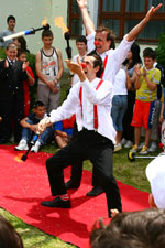 Komischer Kellner Egon